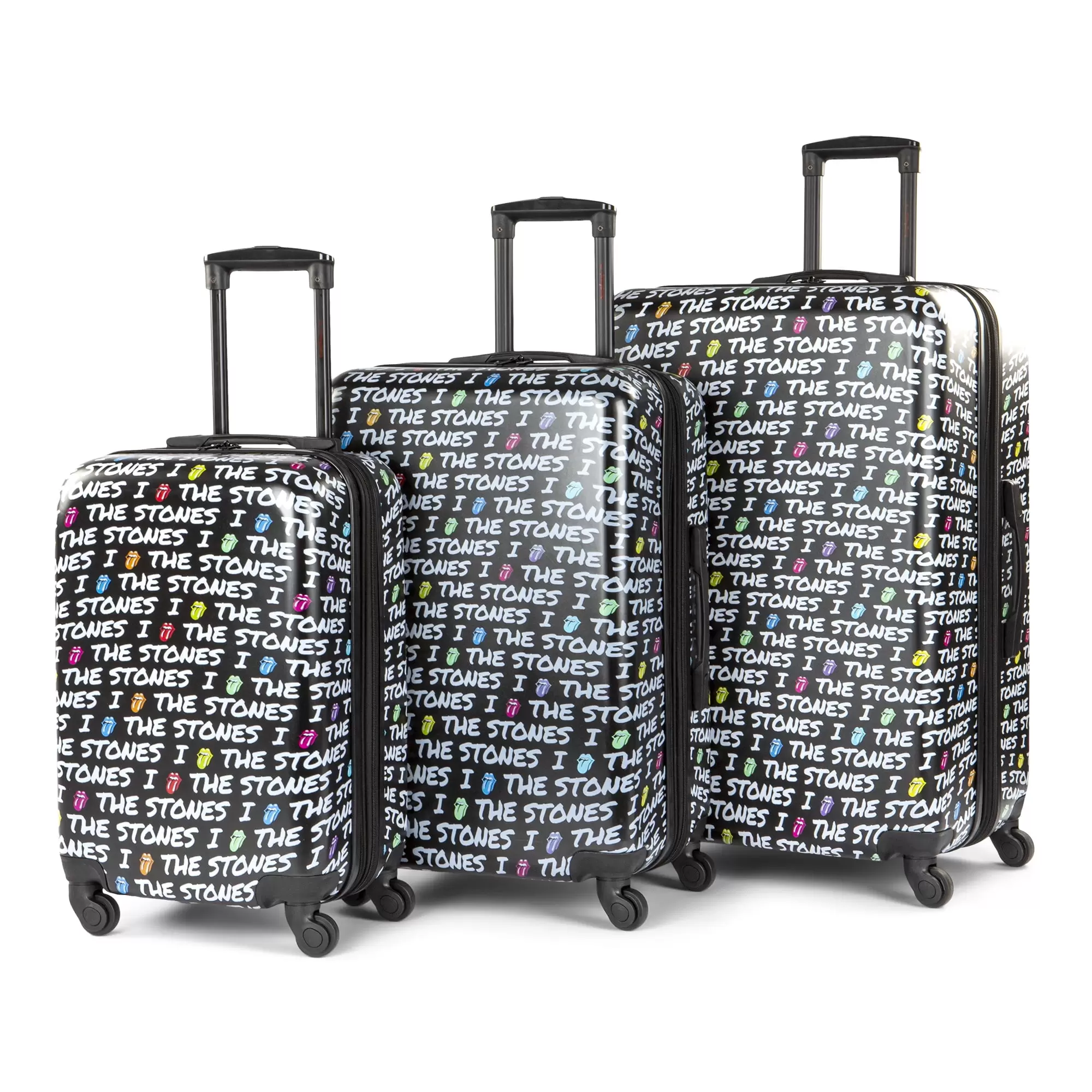 The Rolling Stones - Stray Cat Blues 3 piece Luggage set - Multi Color