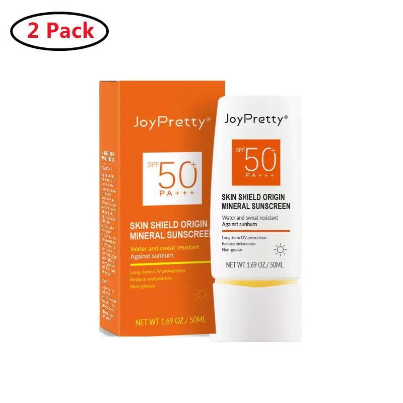 2 Pack UV Clear Facial Sunscreen Broad-Spectrum SPF 50 for Sensitive or Acne-Prone Skin. Oil-free.2 Hours Waterproof