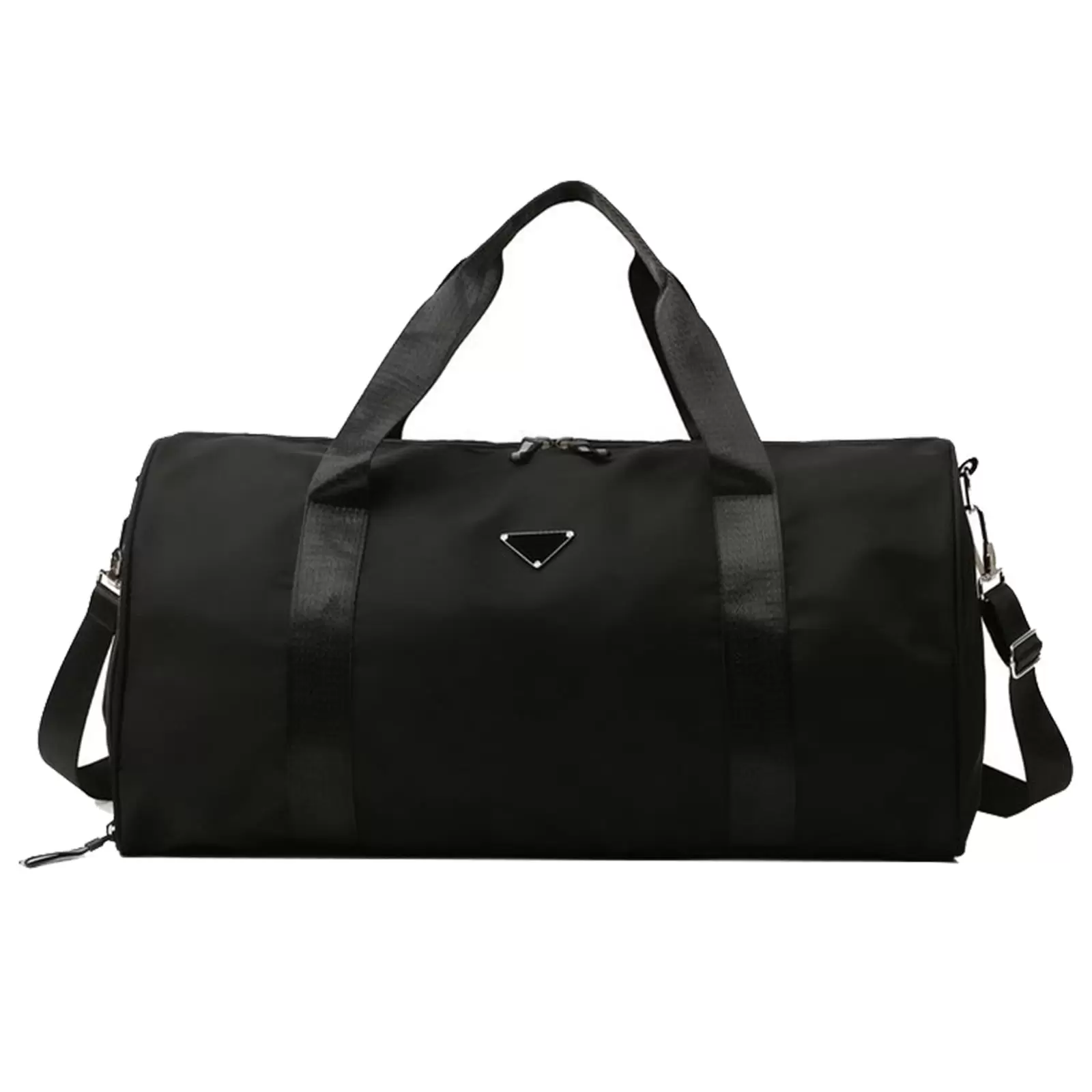 PRINxy Gym Bag For Women And Men.Small Duffel Bag For Sports.Gyms And Weekends Getaways.Waterproof Dufflebag With Shoe And Wet Clothes Compartments Black