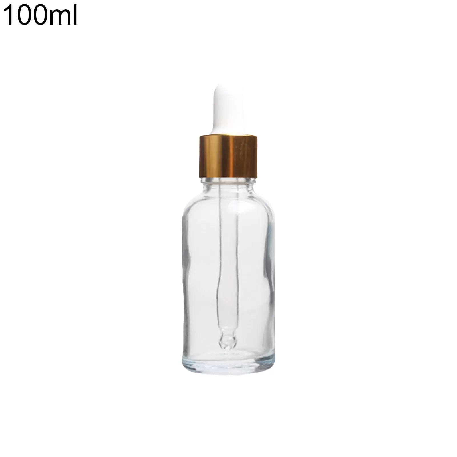 Clear Dropper Bottle Glass Essential Oil Liquid Aromatherapy Perfume Container