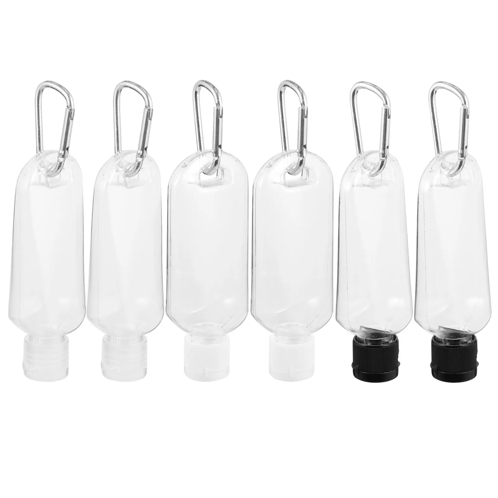 9pcs 50ML Refillable Bottles with Carrier Travel Hand Sanitizer Bottles