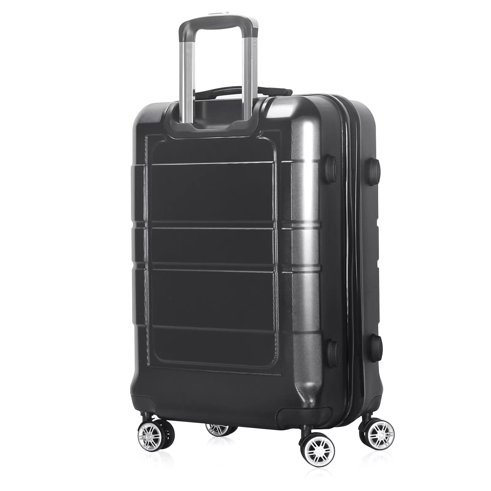 AEDILYS 20 Inch Carry On Luggage. TSA Lock. Travel Suitcase with Spinner Wheel. Black