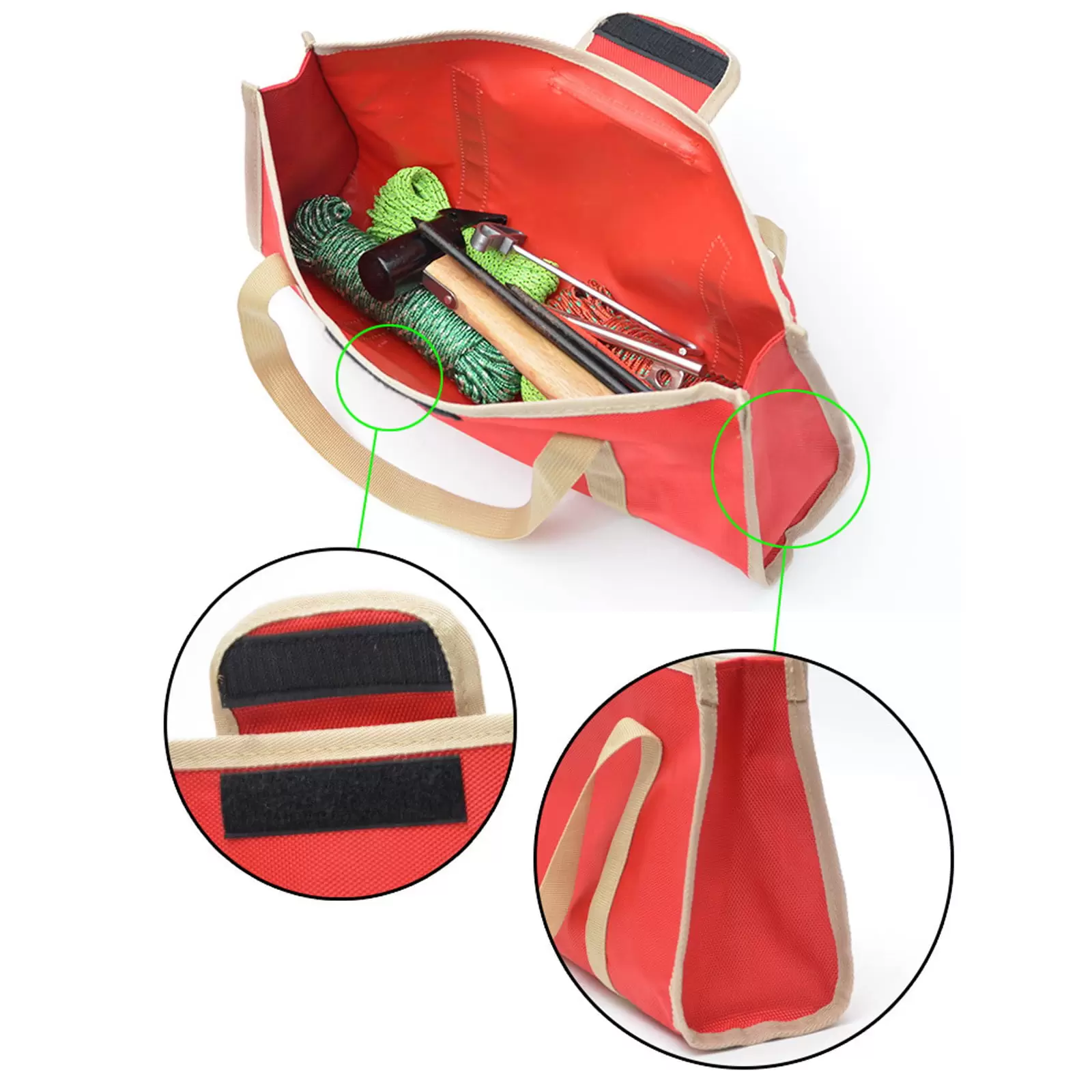 Accaprate Outdoor Camping Simple Folding Sundries Storage Bag Portable Portable Storage Bag