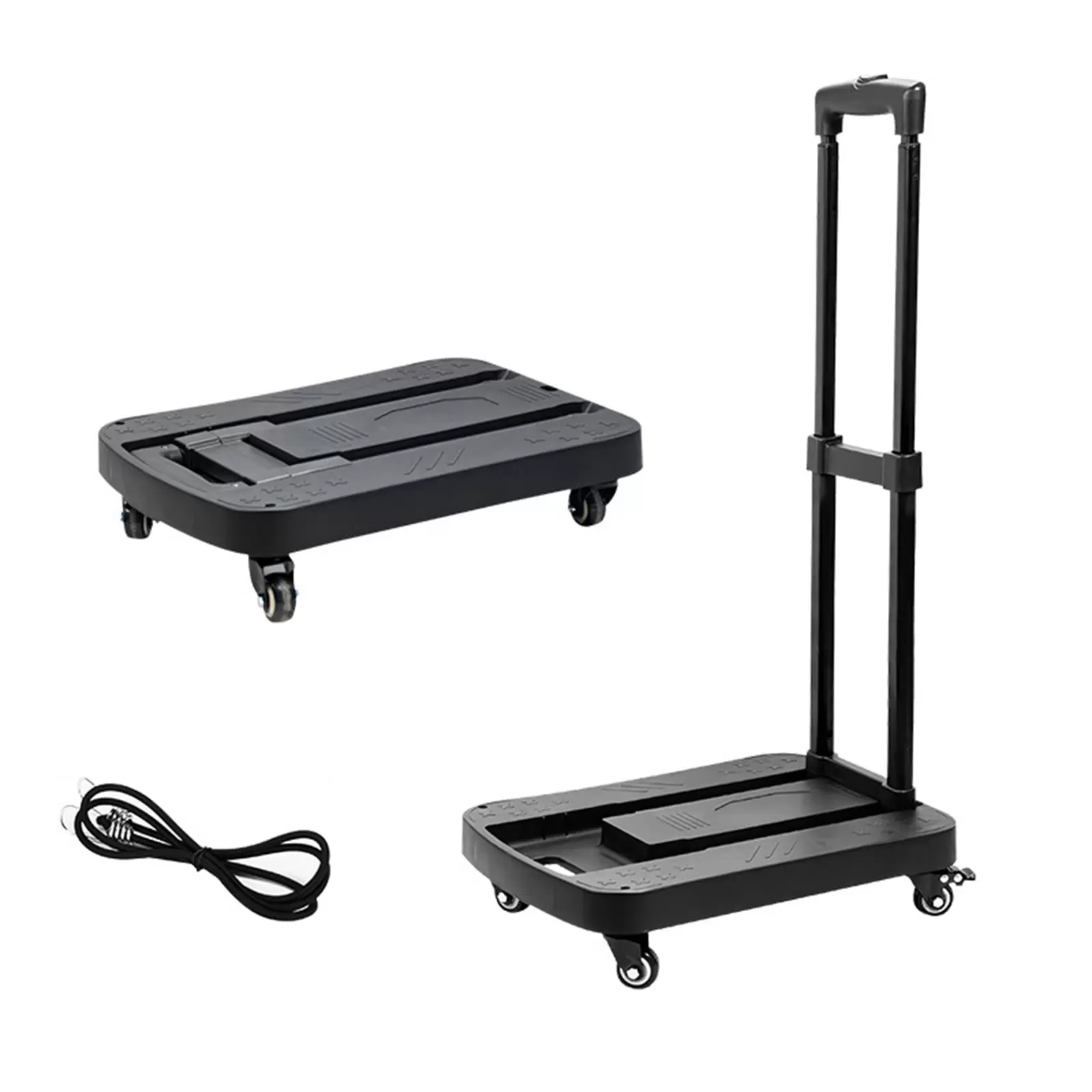 Aibecy Heavy Duty Folding Hand Truck Luggage Cart Utility Dolly for Moving Travel Shopping