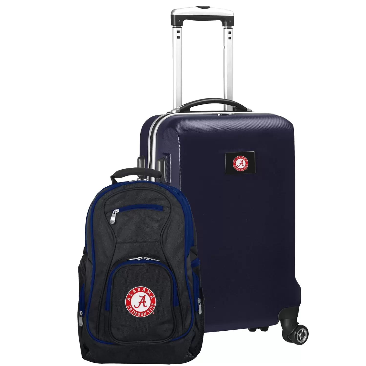 Alabama Crimson Tide Deluxe 2-Piece Backpack and Carry-On Set - Navy