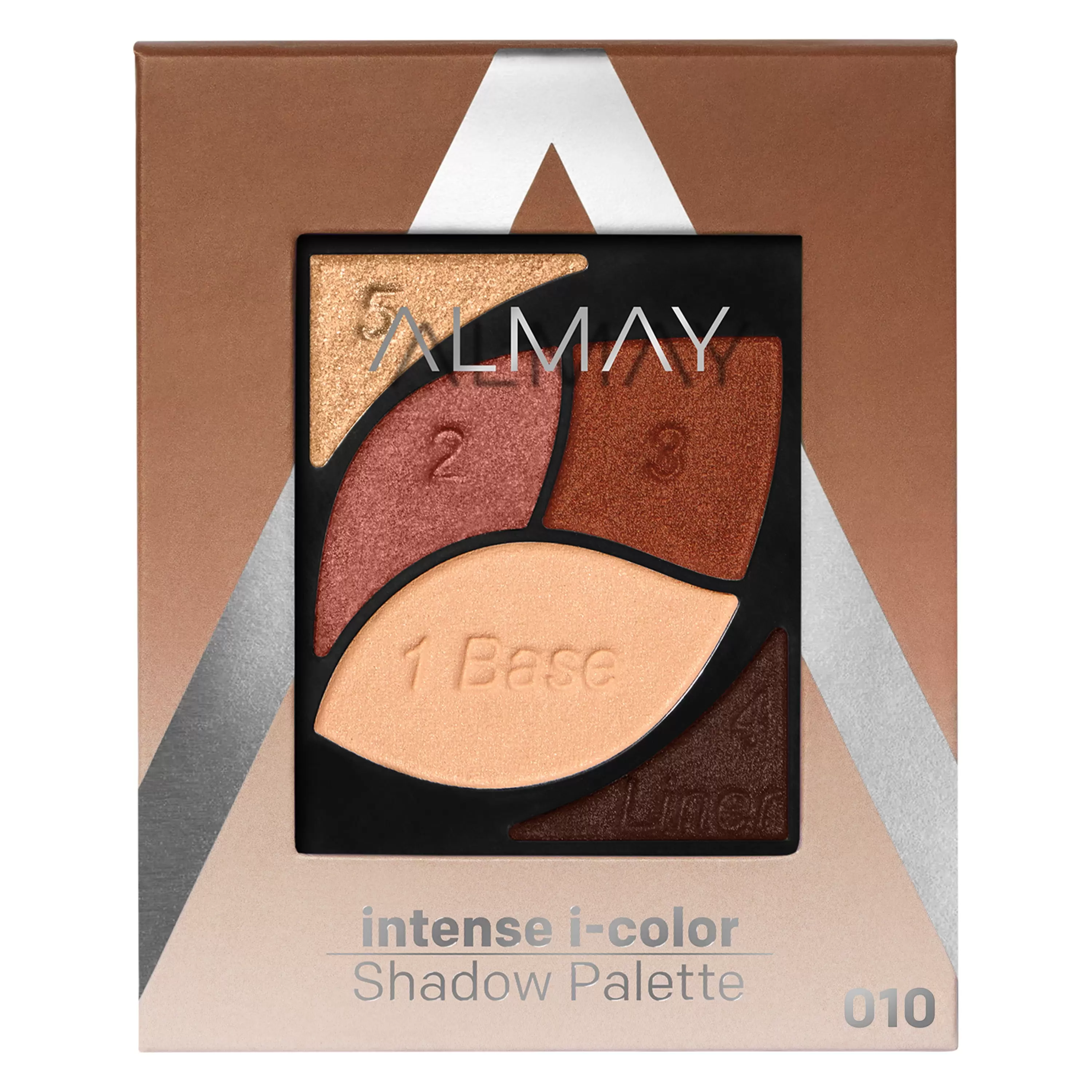 Almany Intense I-Color Shadow Pallette. Hypoallergenic. 010 Brown Eyes