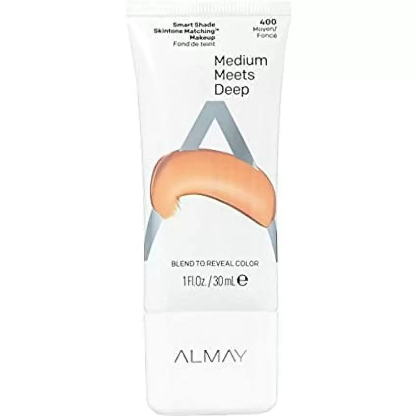 Almay Smart Shade Skintone Matching Makeup. 400 Medium Meets Deep