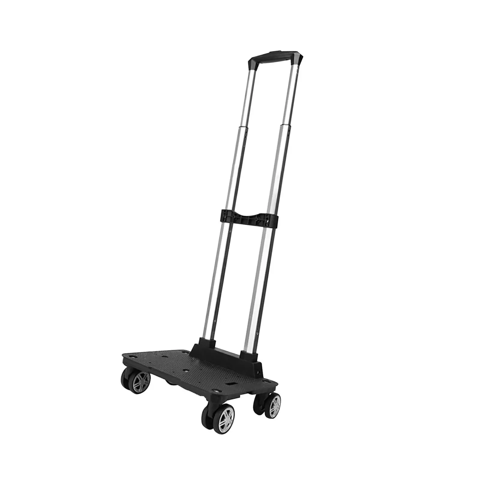 Almencla Luggage Cart Backpack Trolley Airplane Wheels Durable Hand Cart with Wheels for Shopping Moving Teens Children four wheeled