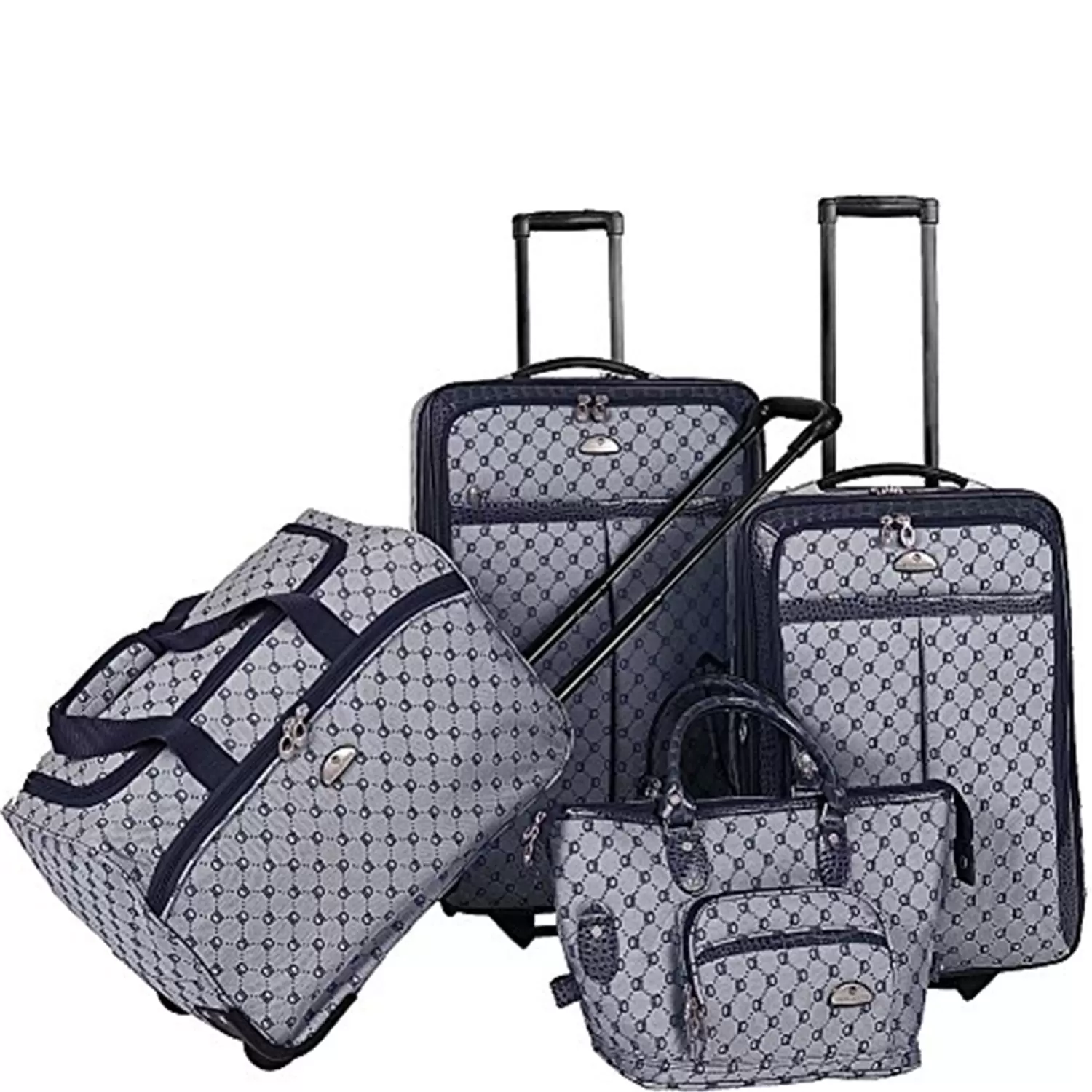 American Flyer AF Signature Luggage Set - Navy - 4 Piece