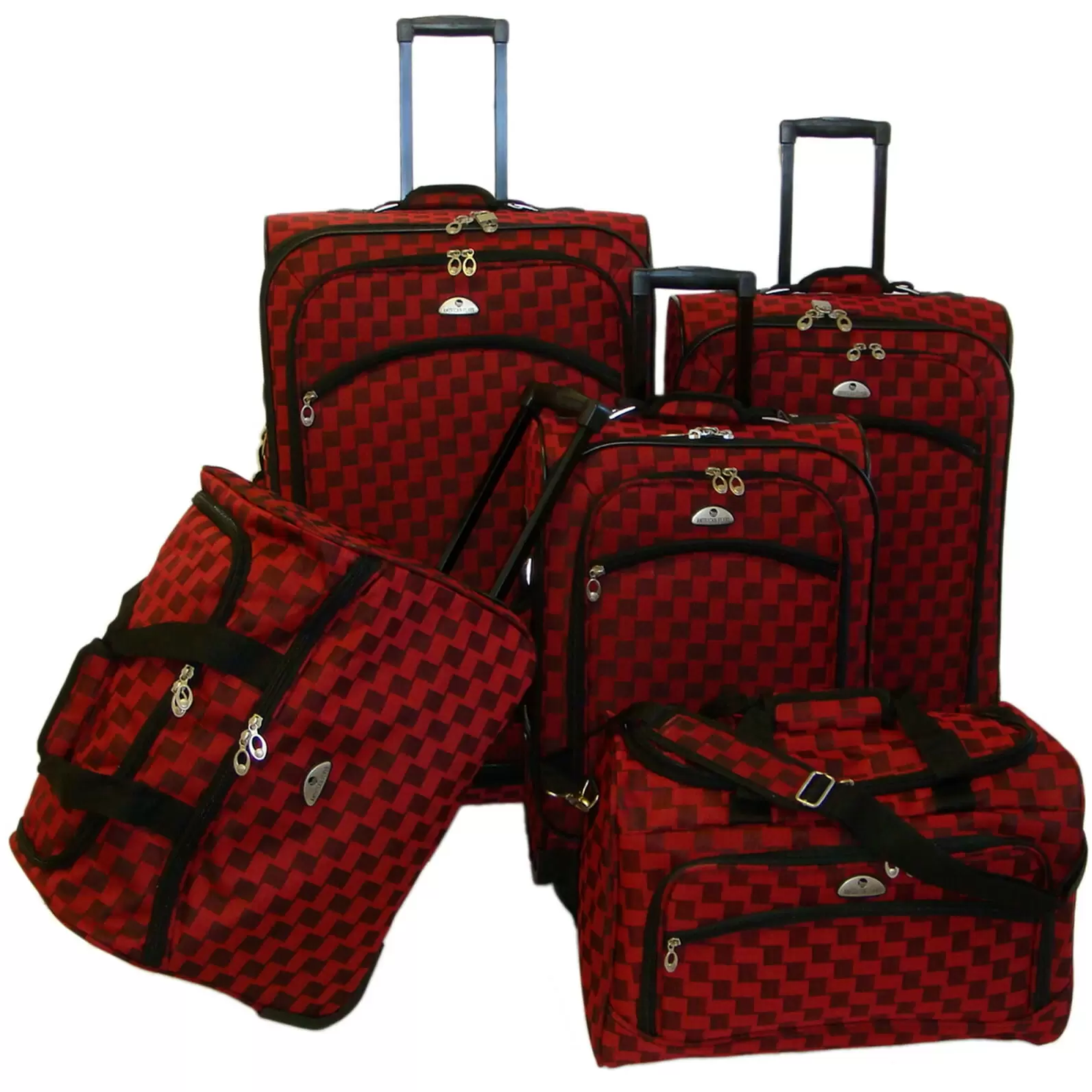 American Flyer Madrid 5-Piece Spinner Luggage Set