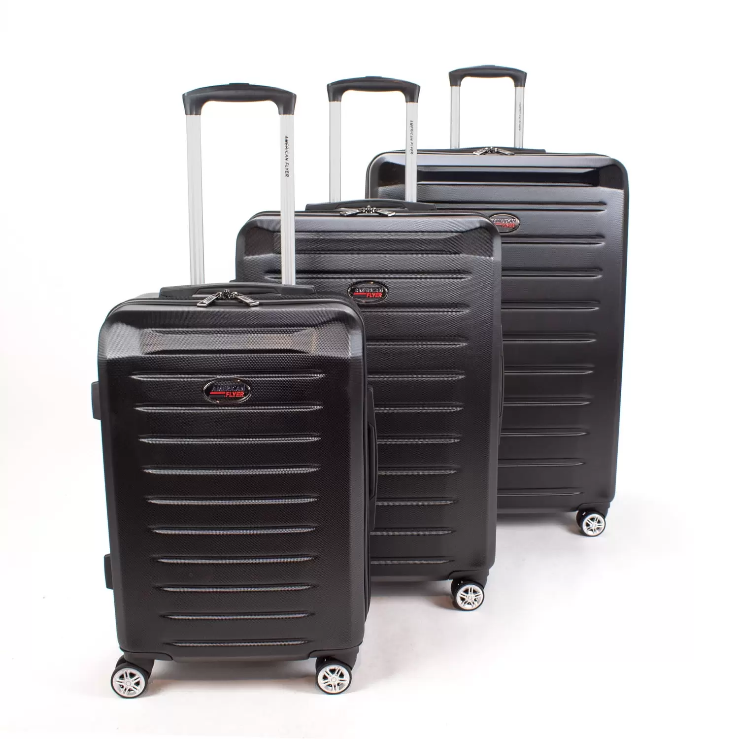 American Flyer Seger 3-Piece Hardside Luggage Set