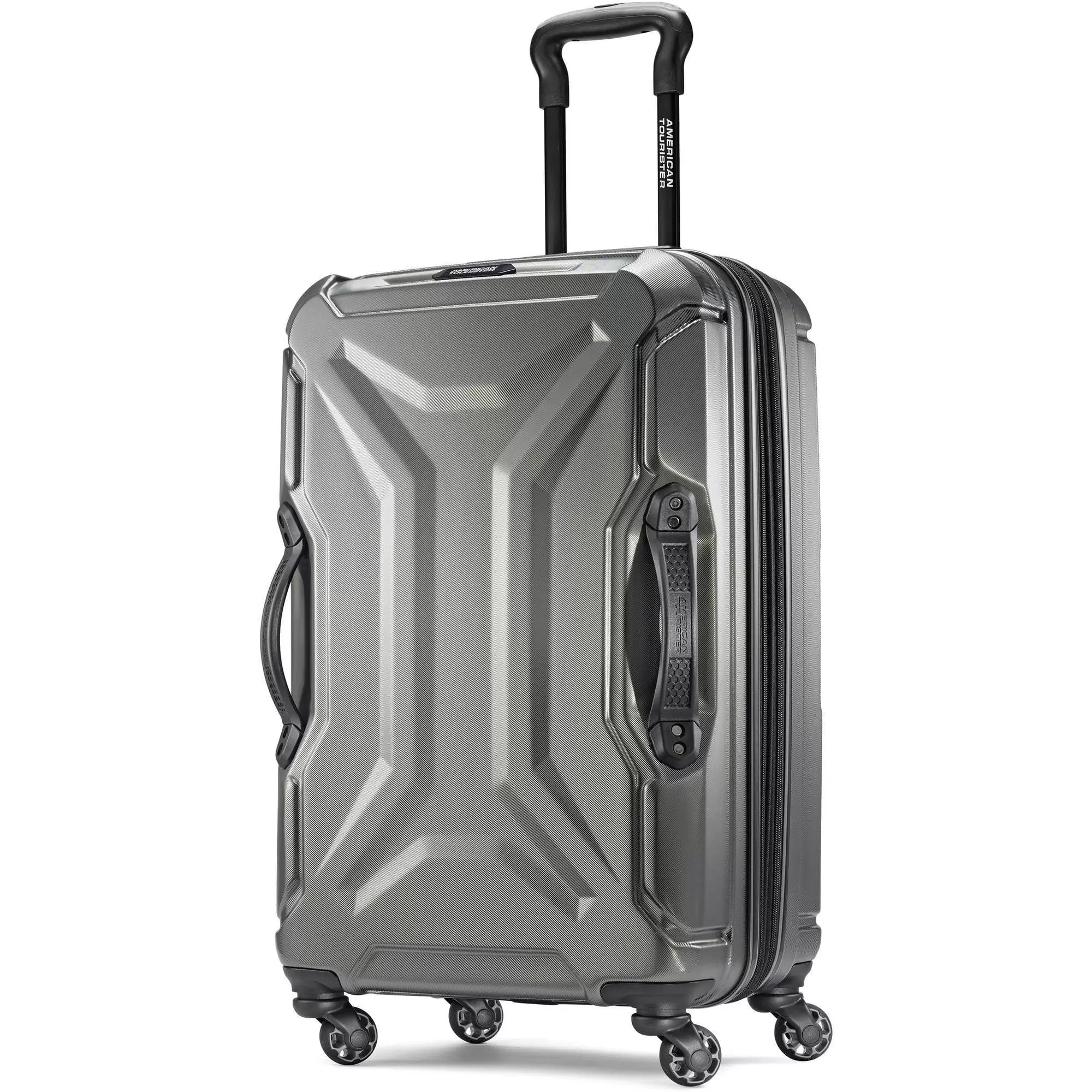 American Tourister Cargo Max 28 Hardside Large Checked Spinner Luggage Single Piece - Olive