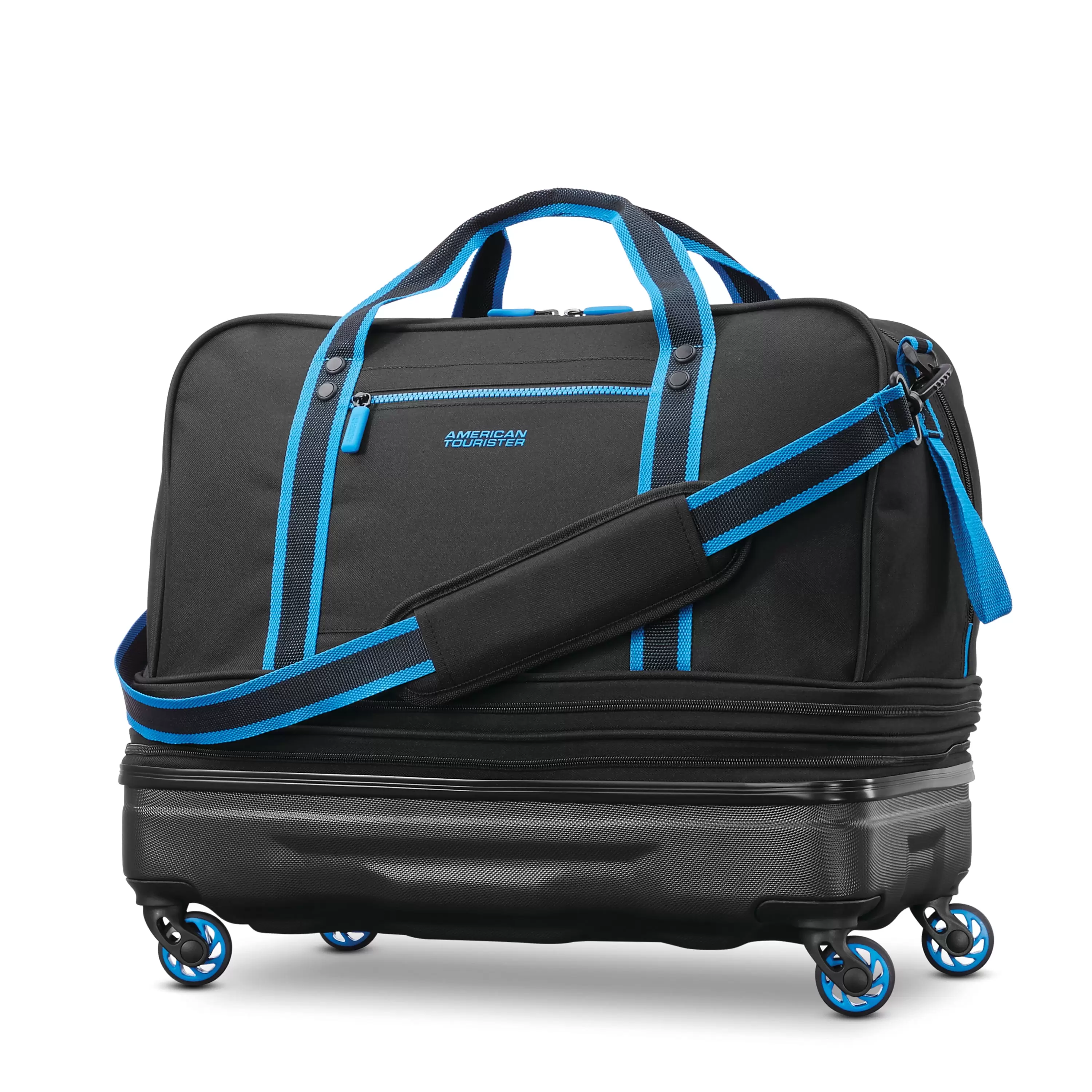 American Tourister Exo Hybrid Softside Rolling Duffel (Expandable)