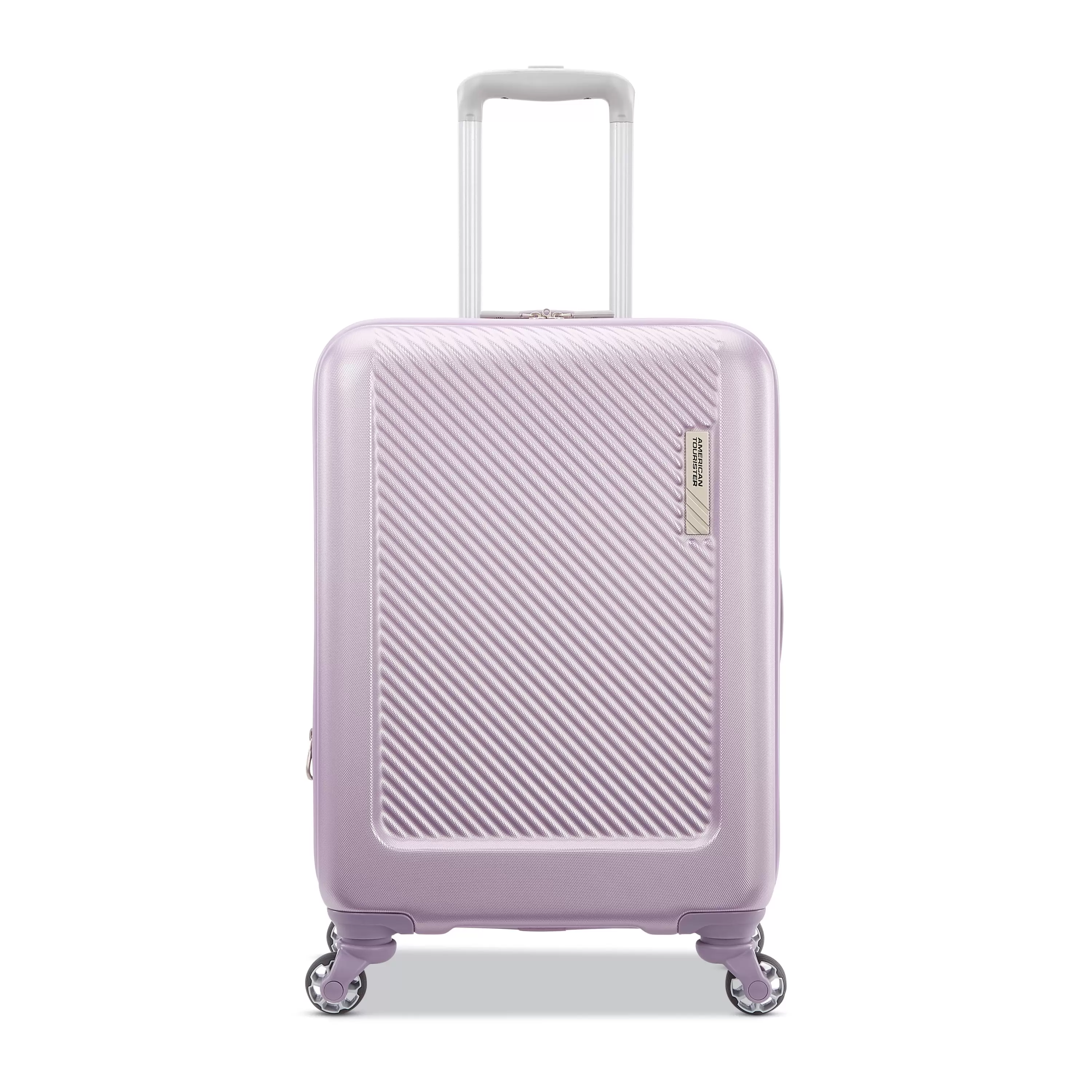 American Tourister Ikon 20 Hardside Spinner Luggage. Purple