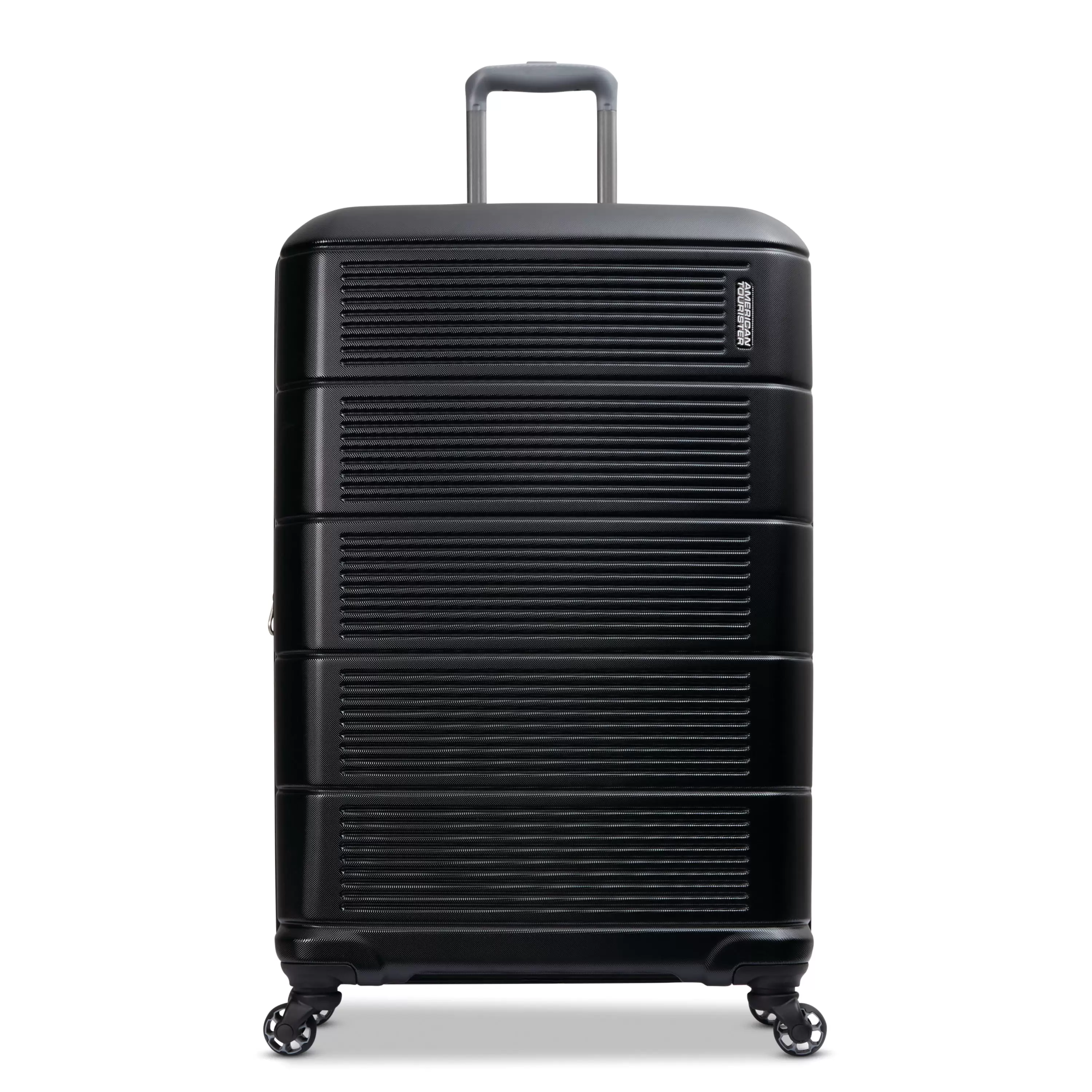 American Tourister Stratum 2.0 28 Hardside Large Checked Spinner Luggage One Piece - Jet Black