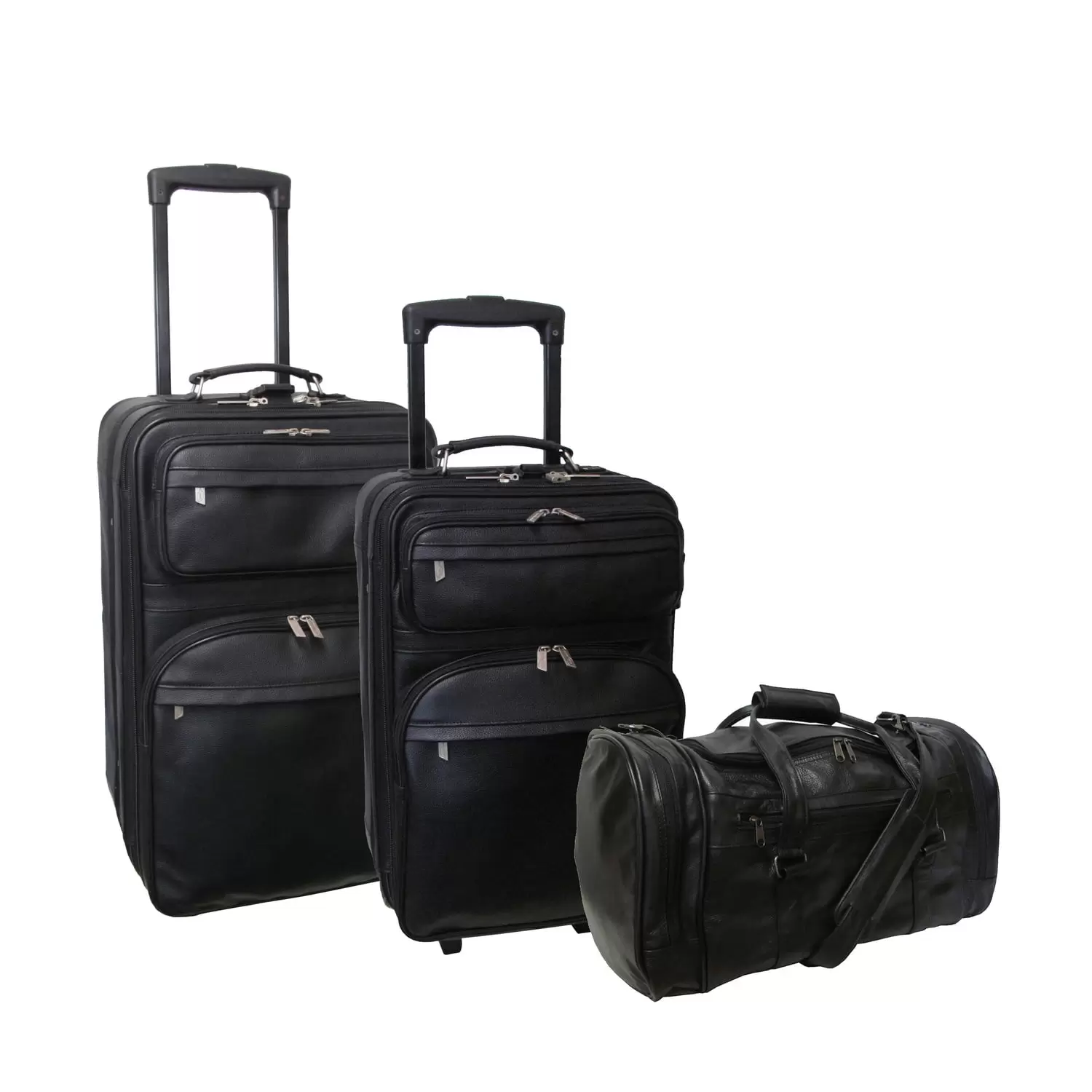 Amerileather Leather Three Piece Set Traveler