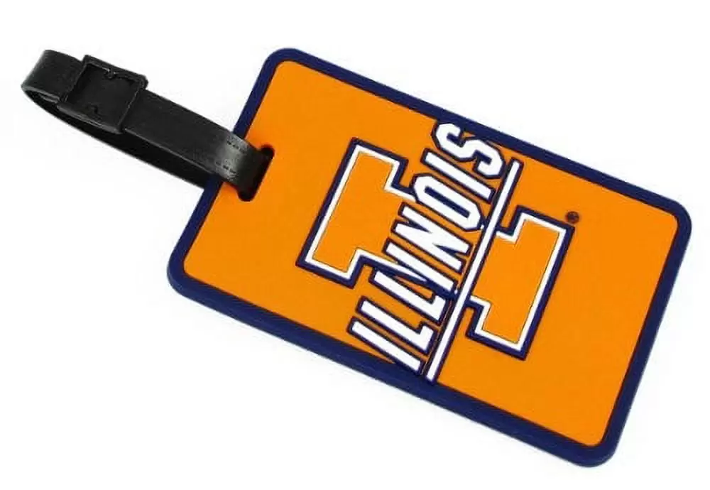 Aminco Illinois Fighting Illini - NCAA Soft Luggage Bag Tag