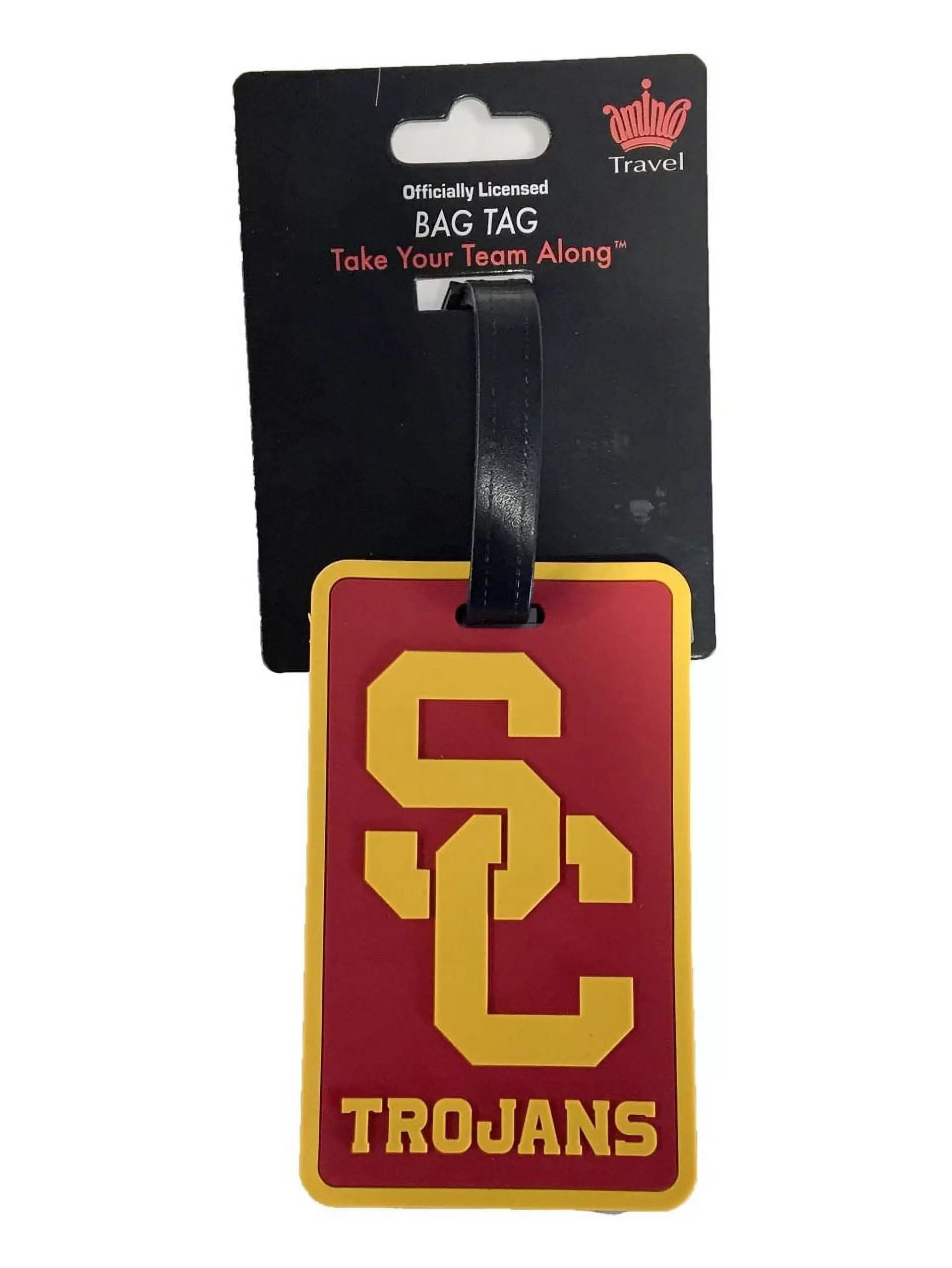 Aminco USC Trojans Luggage Tag - Yellow