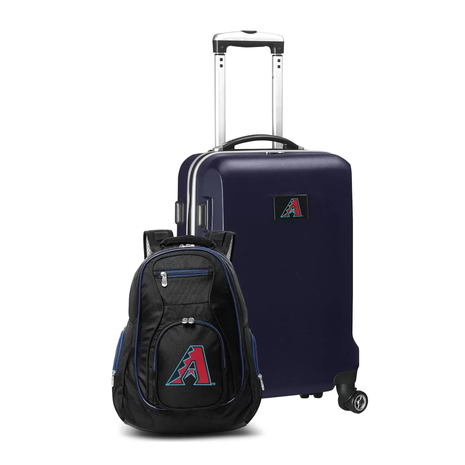 Arizona Diamondbacks Deluxe 2-Piece Backpack and Carry-On Set - Navy