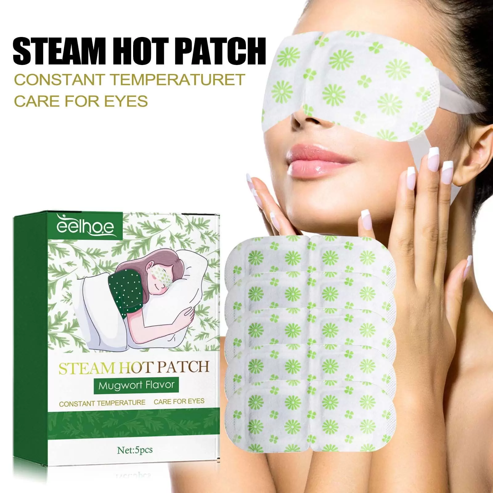 Augper Wholesale Steam Eye Mask Relieves Eye Fatigue Self Heating Eye Mask Hot Eye Patch Disposable Eye Mask