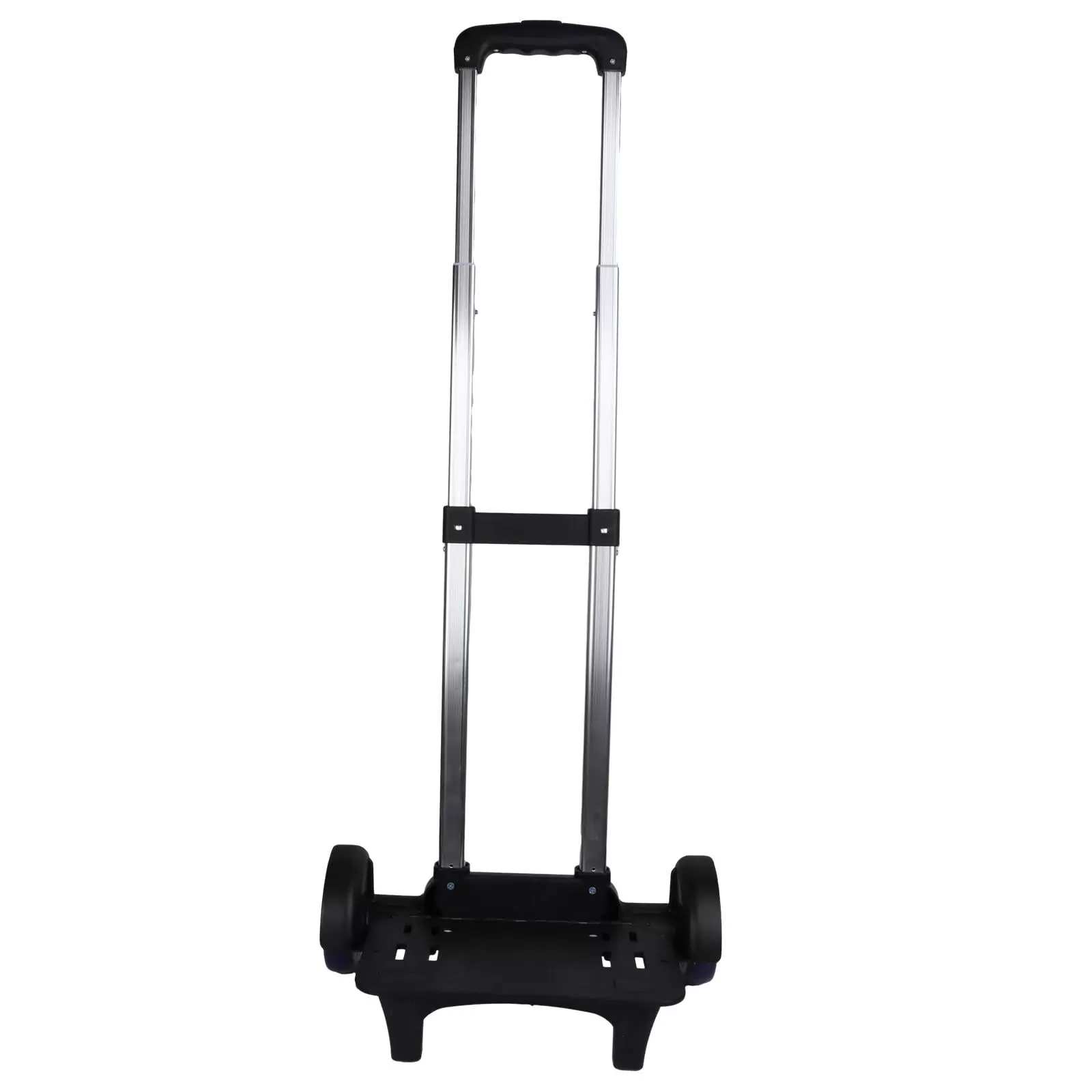 BAOSITY Backpack Trolley Luggage Cart Foldable Portable Compact Black Trolley Cart Wheeled Cart for Backpack Boxes Schoolbag Children . Men