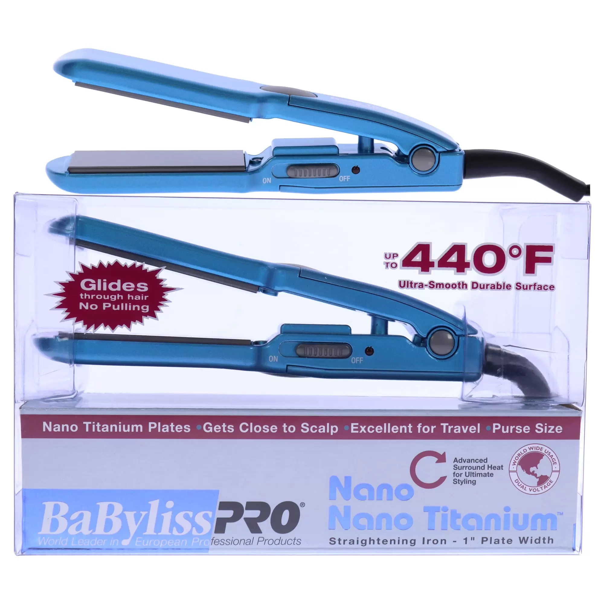 BaBylissPRO Nano Titanium 1 Mini Straightening Iron