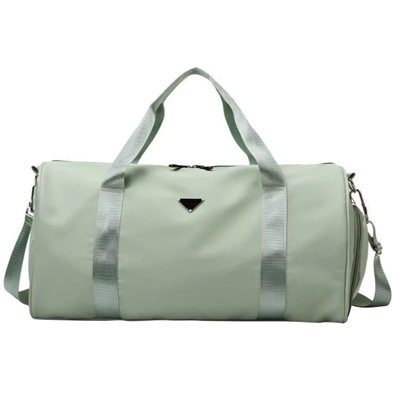 Back to School Savings! SRUILUO Gym Bag for Women and Men Small Duffel Bag for Sports Gyms and Weekends Getaways Dufflebag with Shoe and Wet Clothes Compartments Mint Green