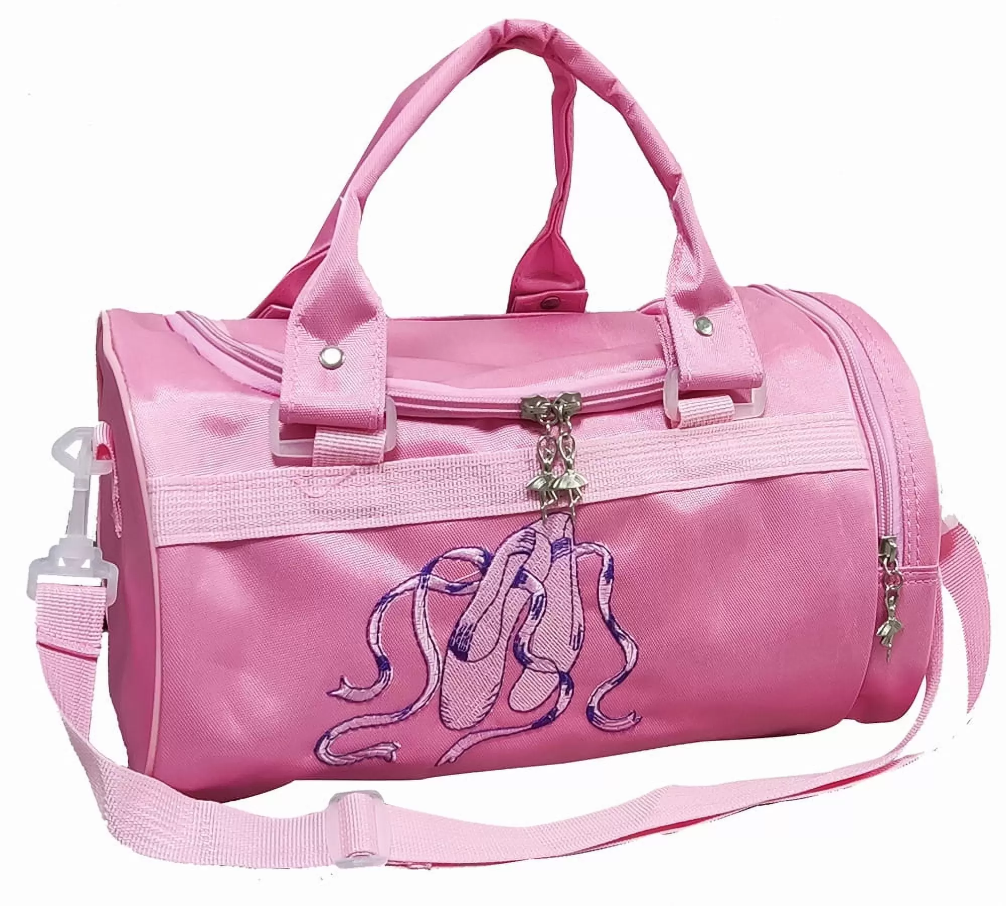 Ballet Dance Sports Bag for Little Girls Overnight Weekend Pink 13