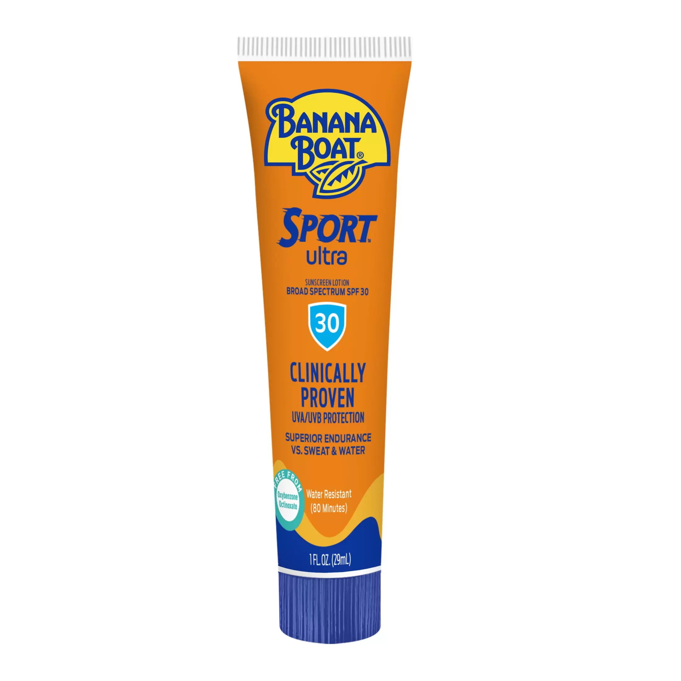 Banana Boat Sport Ultra SPF 30 Sunscreen Lotion. Travel Size 1oz