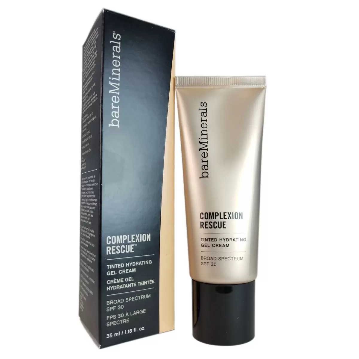 BareMinerals Complexion Rescue Tinted Hydrating Gel Cream.Broad Spectrum SPF30. 4.5 Wheat - 1.18 oz