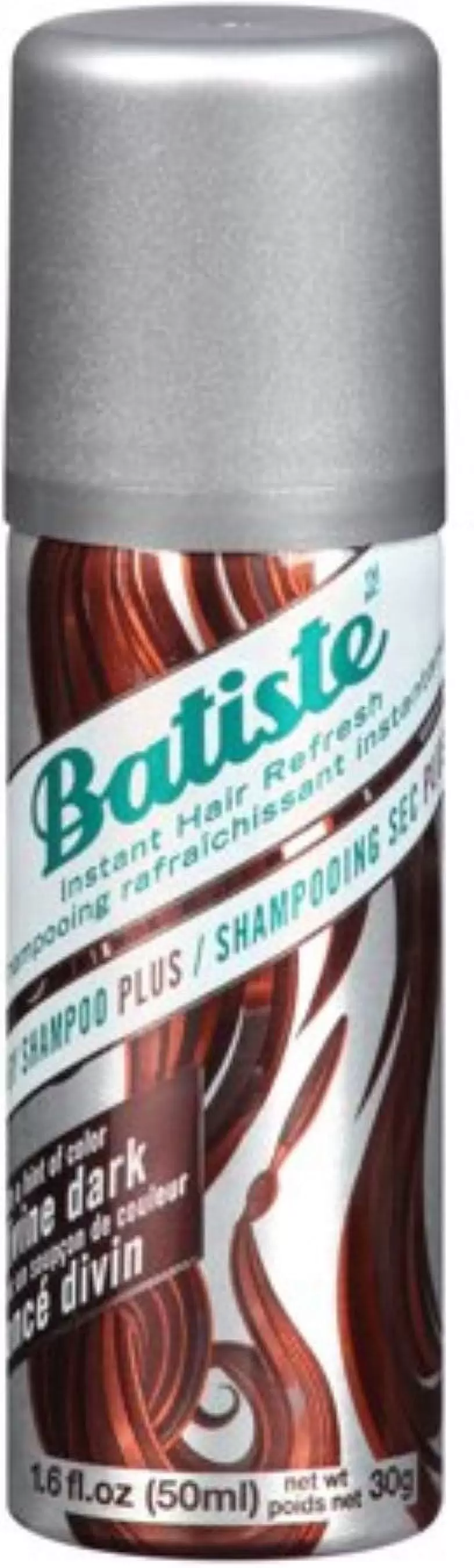 Batiste Dry Shampoo Divine Dark Mini Travel Size 1.6 oz (Pack of 3)