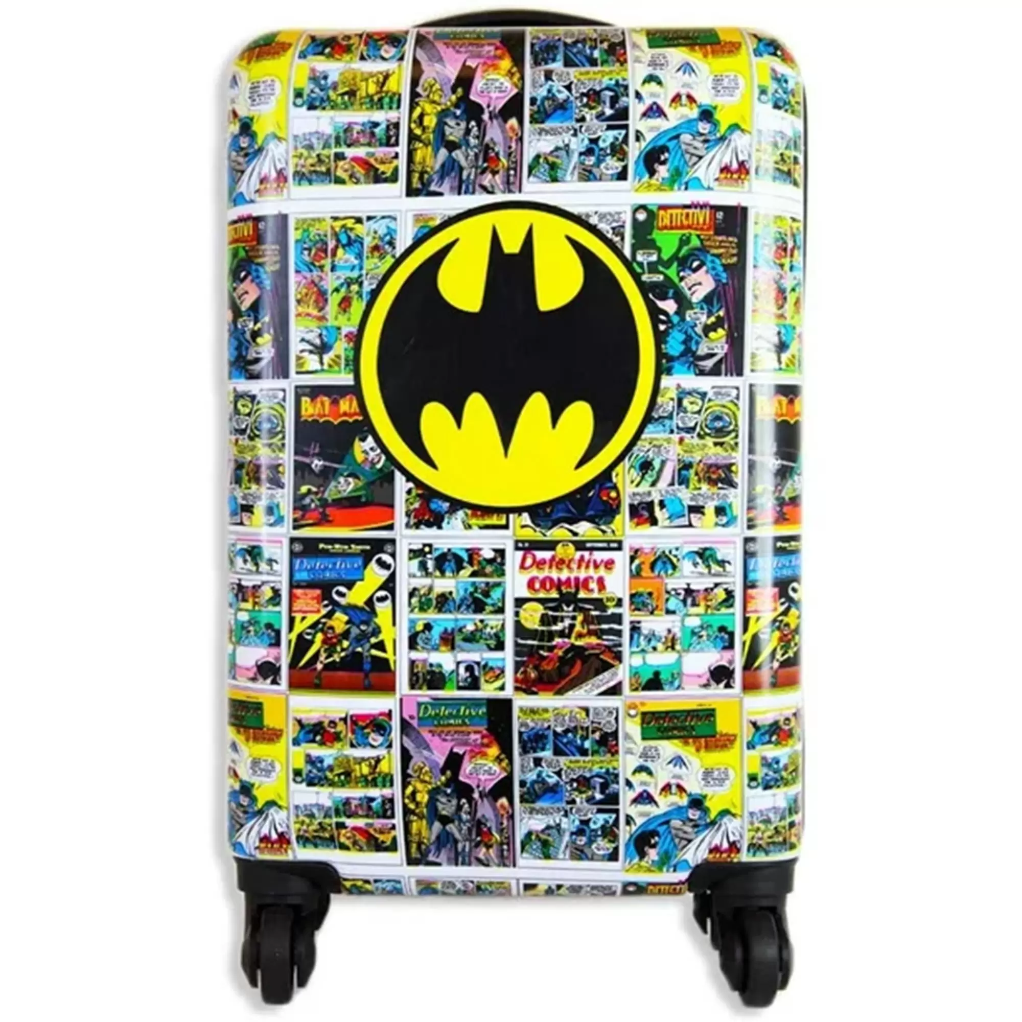 Batman Luggage 20 Inches Hard-Sided Tween Spinner Carry-On Travel Trolley Rolling Suitcase for Kids