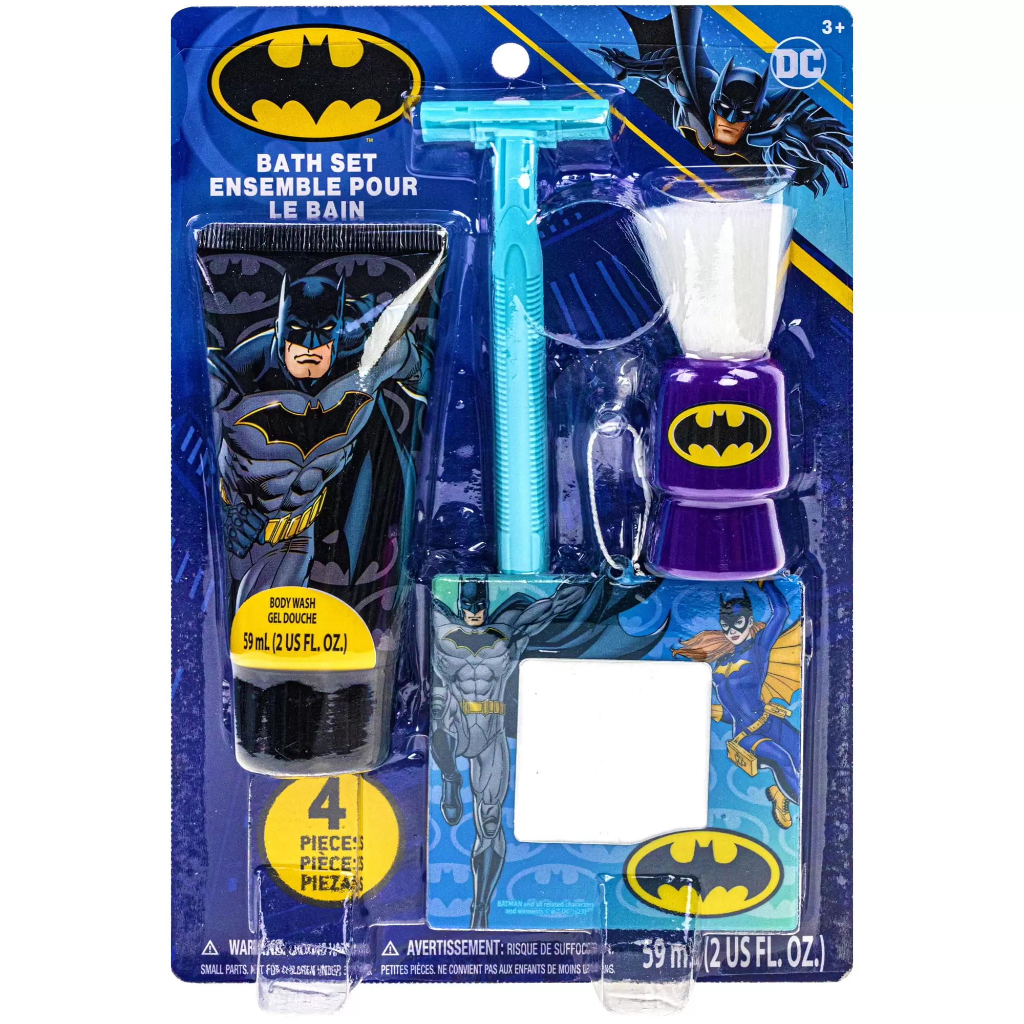 Batman My First Shaving and Grooming Pretend Play Kit Safe for Kids. Boys Ages 3+