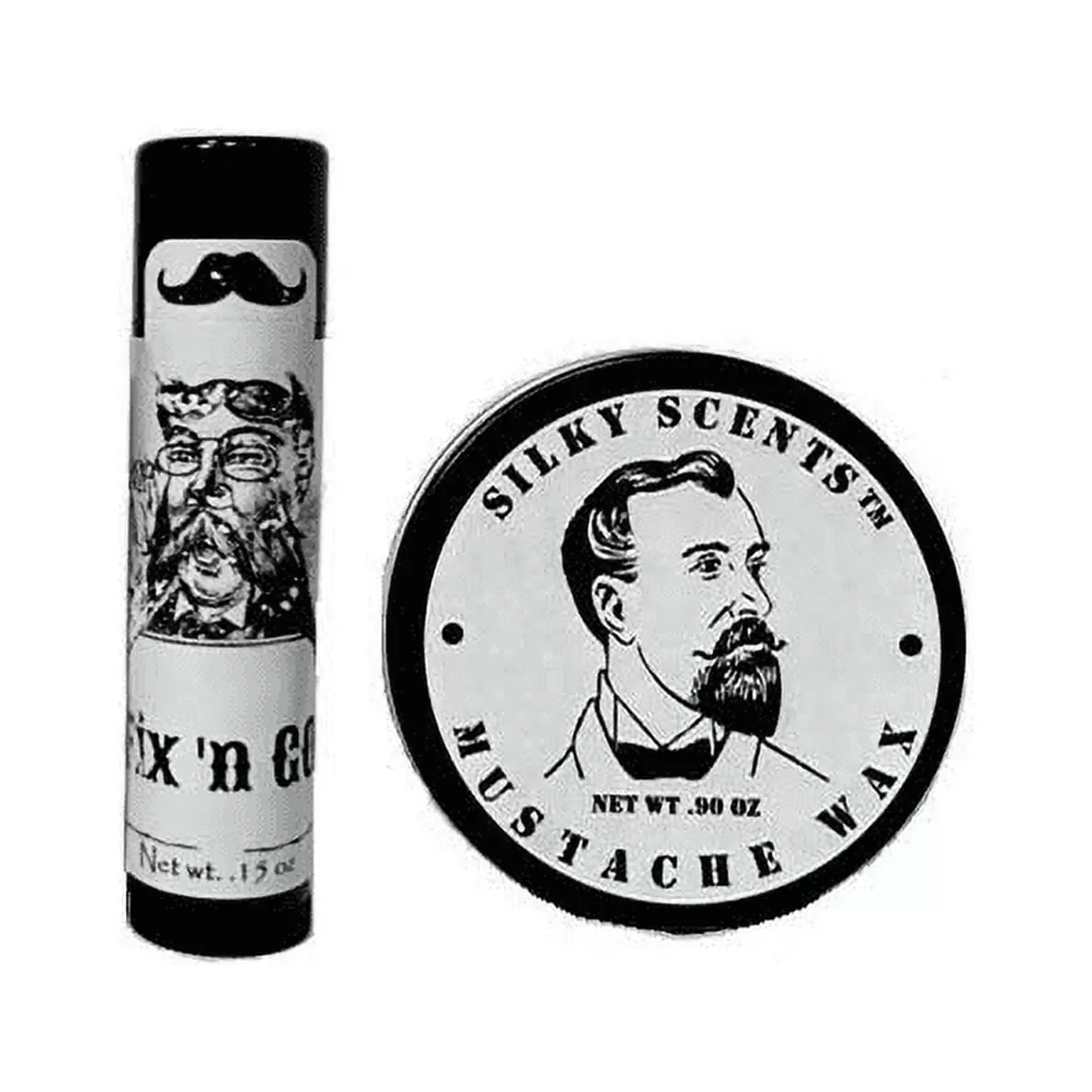 Beard Wax Package (Set of Full and Travel Pocket Size)