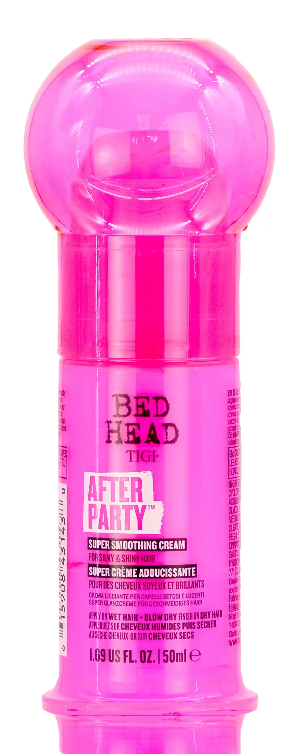 Bed Head by TIGI After Party Smoothing Cream for Shiny Hair Travel Size 50ml 1 ea