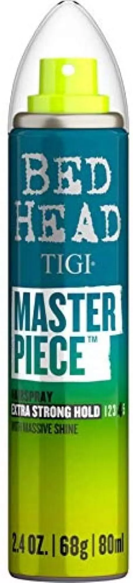 Bed Head by TIGI MasterpieceTM Shiny Hairspray for Strong Hold Travel Size 2.4 oz (Pack of 2)