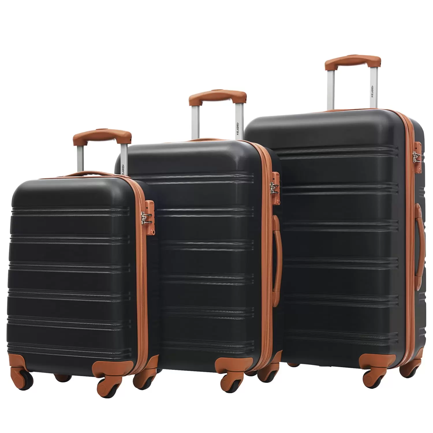 Best 3 Piece Luggage Set Hardside Spinner Suitcase with TSA Lock 20 24' 28 Available