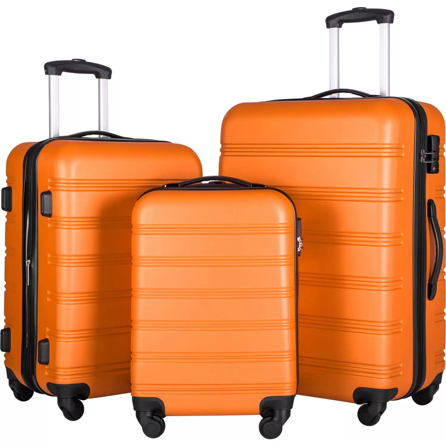 Best 3 Piece Luggage Set Hardside Spinner Suitcase with TSA Lock 20 24' 28 Available