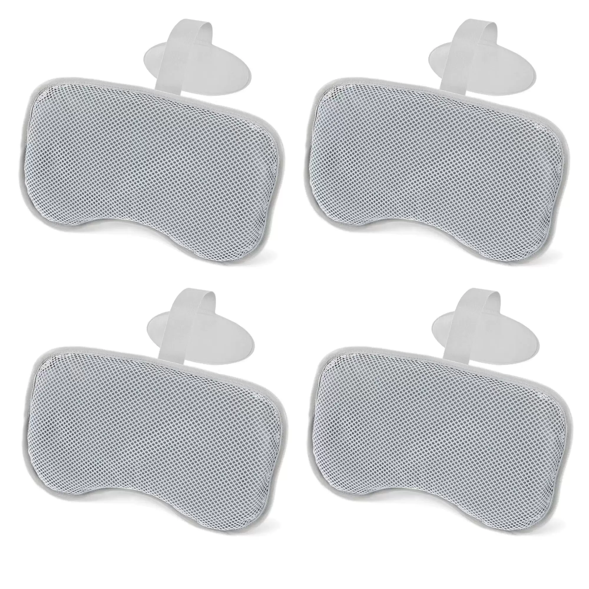 Bestway SaluSpa Padded Headrest Pillows with Adjustable Strap. (4 Pack)