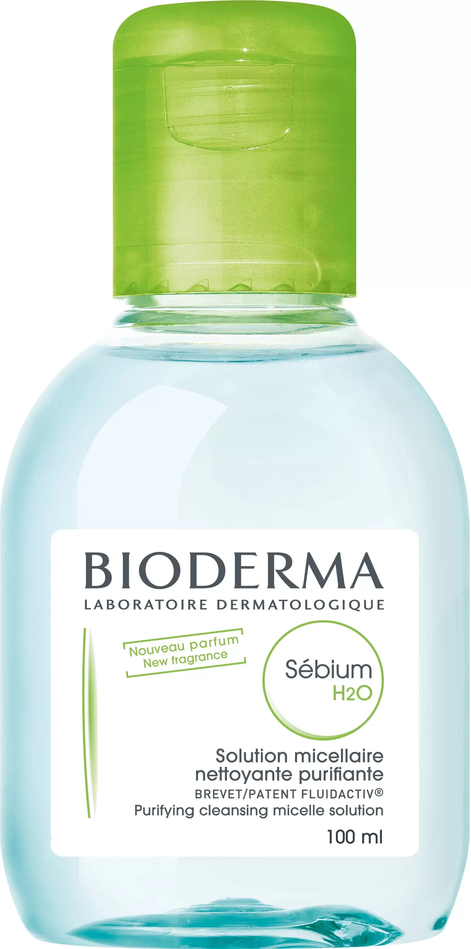 Bioderma S??bium H2O Purifying Micellar Cleansing Water and Makeup Removing Solution for Combination to Oily Skin - 3.33 fl.oz.