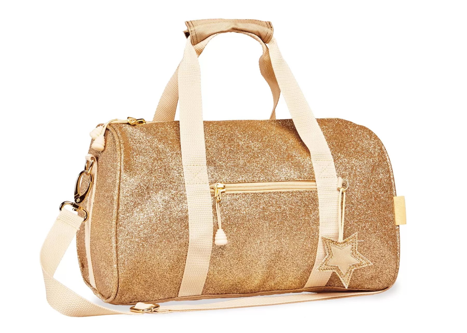 Bixbee Gold Sparkalicious Duffel. Medium