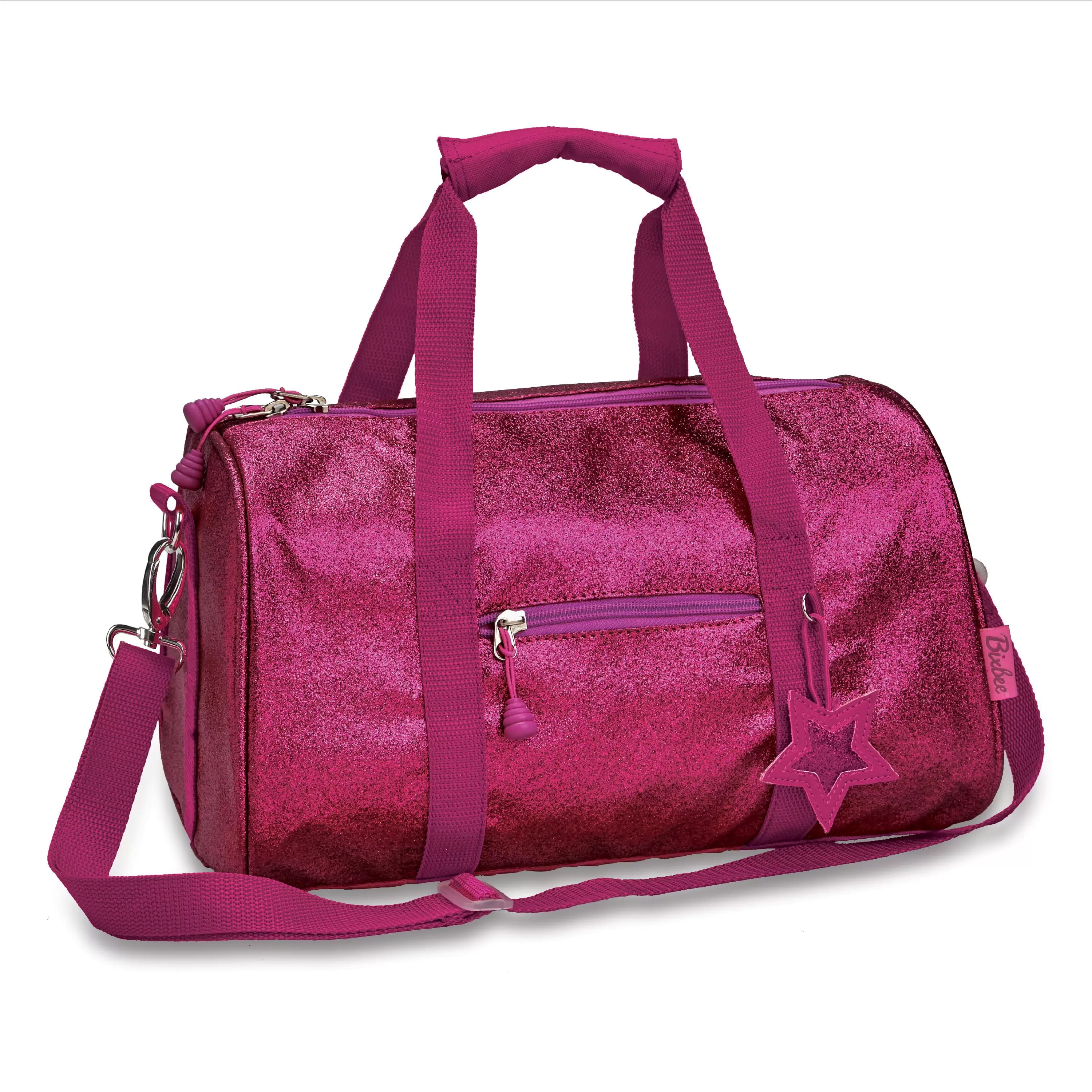 Bixbee Kids Duffel Bag for Dance. School and Sports. Small. Medium and Large. Sparkalicious Pink