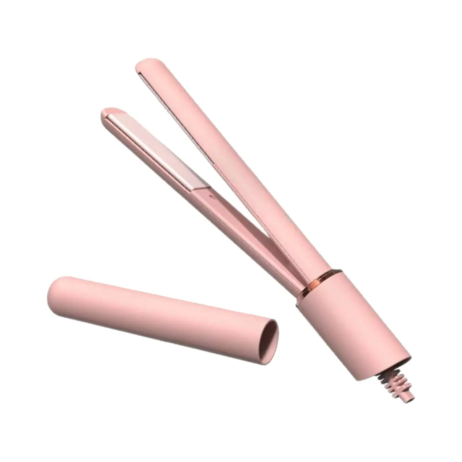 Blekii Clearance Ceramic Curling for Short Hair Small Hair Curler for Travel Voltage Curling Wand for Worldwide Trip Hair Rollers Pink