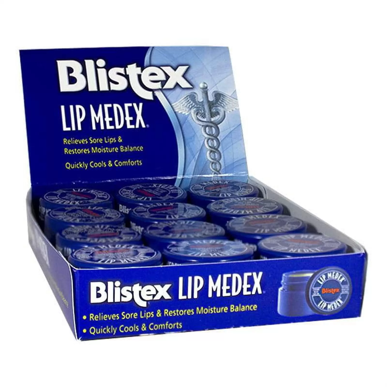 Blistex Lip Medex Mini Jars of 12 (0.25oz)- 1 Pack