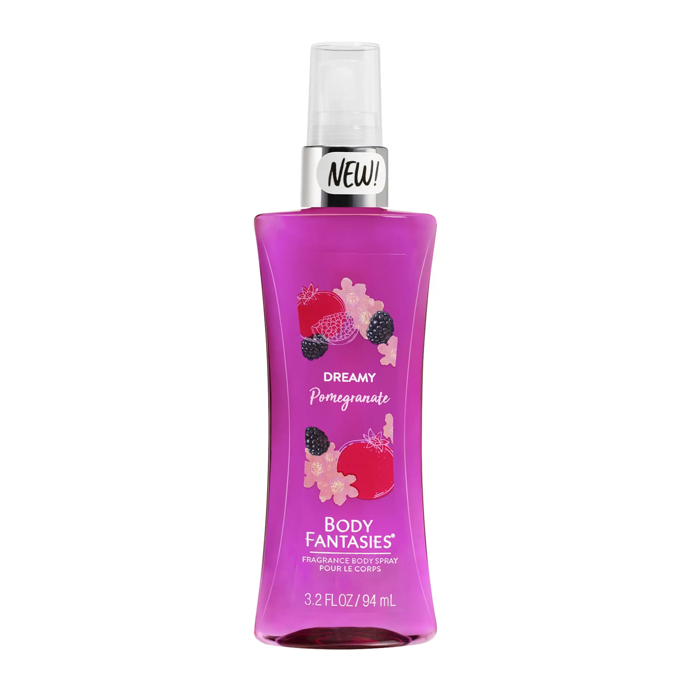 Body Fantasies Signature Fragrance Body Spray. Dreamy Pomegranate. 3.2 fl oz