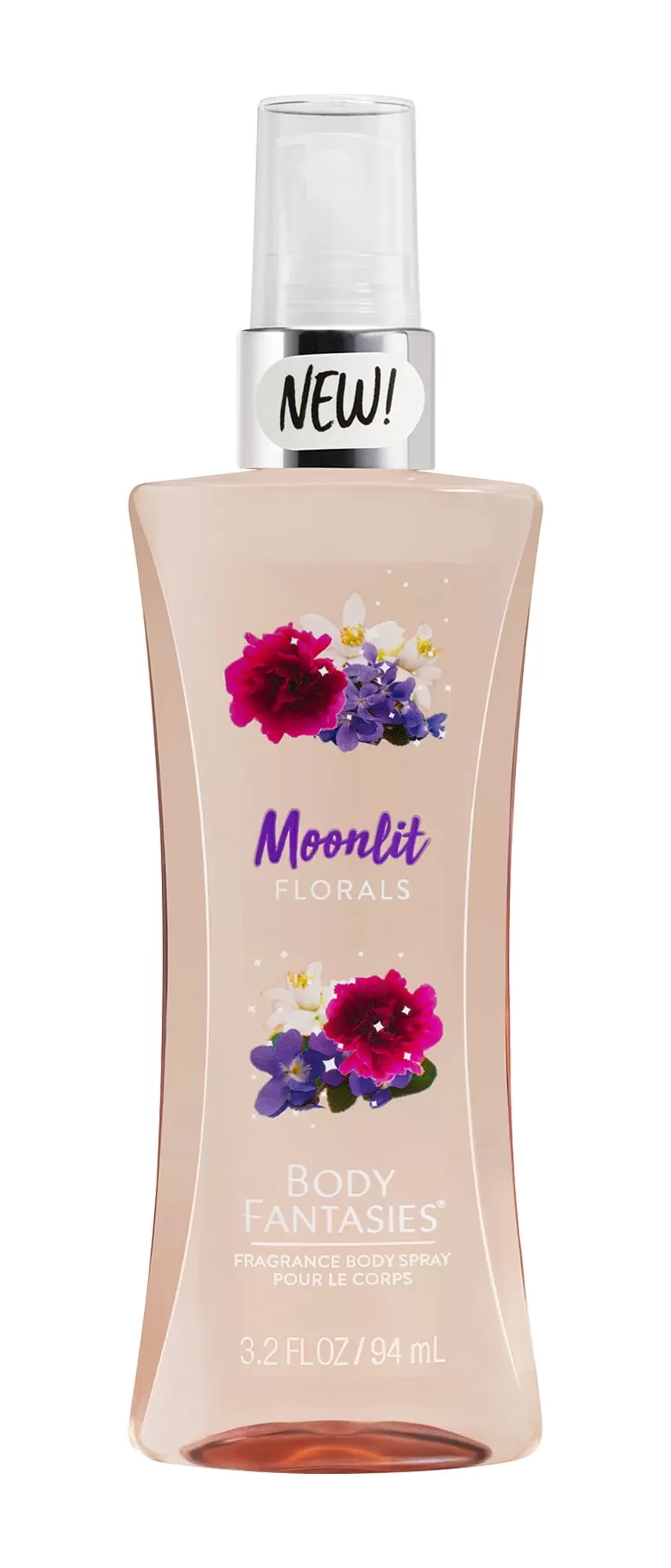 Body Fantasies Signature Fragrance Body Spray. Moonlit Florals. 3.2 fl oz