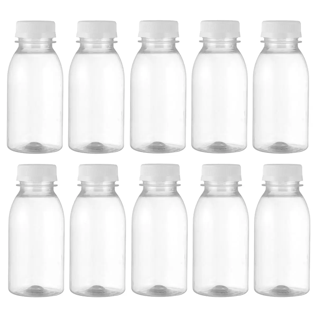 Bottles Juice Mini Water Fridge Containers Box Juicing Lids Refillable Empty Clear Reusable Shot Caps Oz 4 Small Bottle