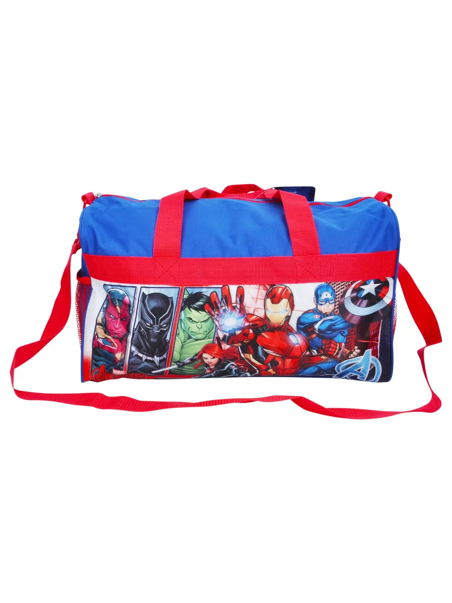 Boys Avengers Duffel Bag 18 Blue Red