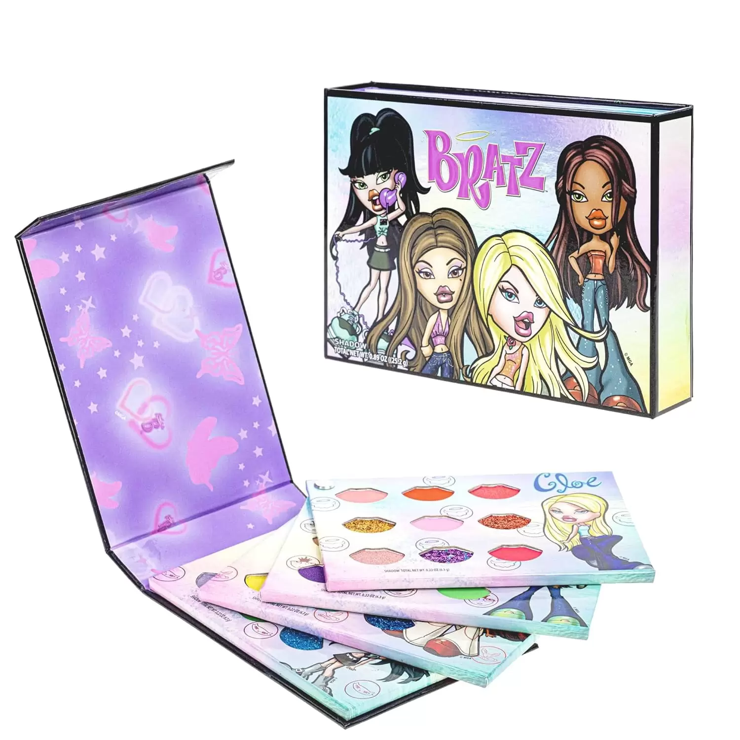 Bratz - Townley Girl 27 Eyeshadow Palette. Shimmery & Opaque Colors for kids. Ages 3+