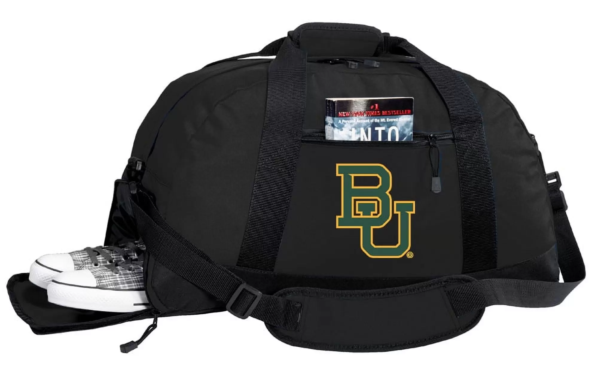 Broad Bay Baylor Duffel Bag or Baylor University Gym Bag WITH SHOE POCKET